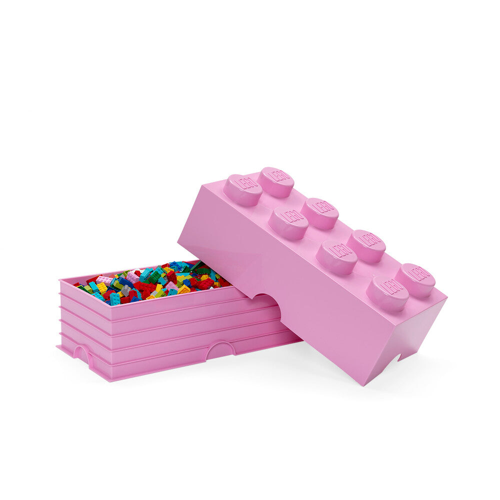 LEGO opbevaringskasse 8 - lyserød