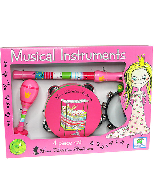 H.C. Andersen Musikinstrumenter Prinsessen på ærten