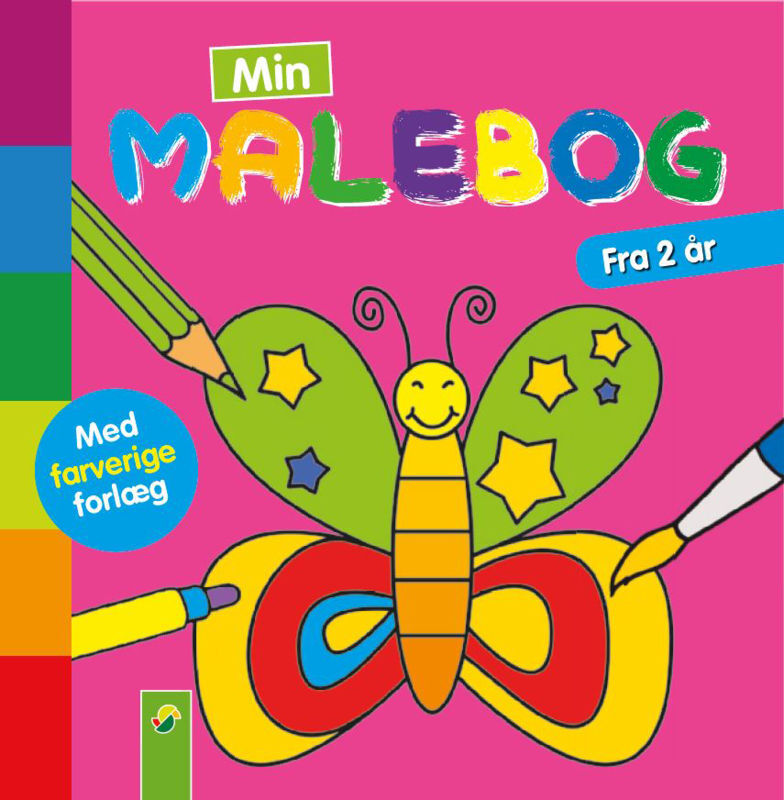 MALEBOG MED SOMMERFUGLE FRA 2 ÅR