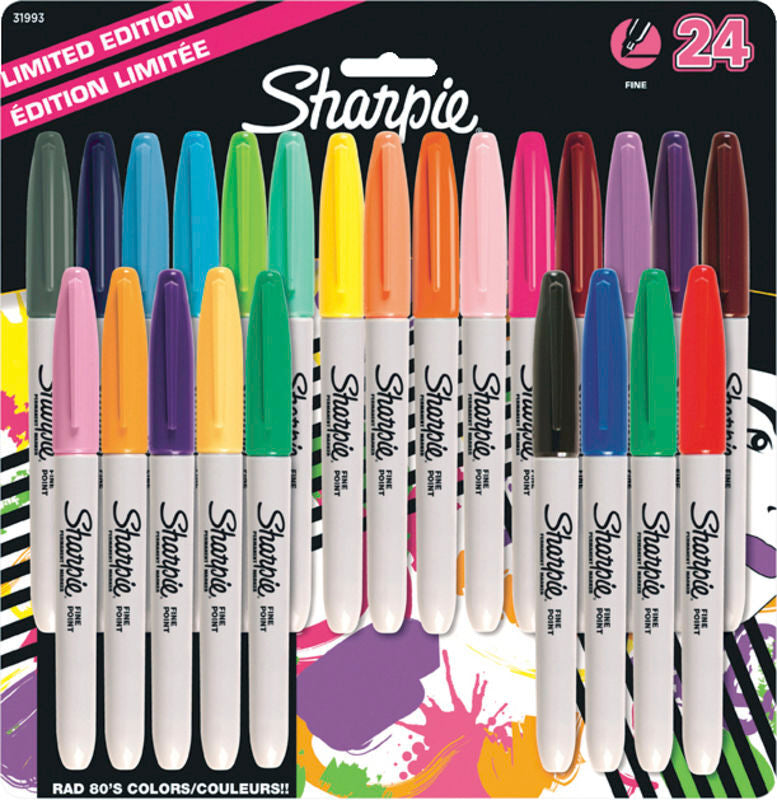 TUSSER SHARPIE SÆT  24 ASS.
