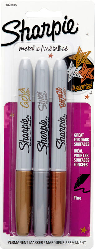TUSSER SHARPIE METALLIC 3 ASS.