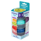 Opbevaring Sistema mini bites to go 3 pack