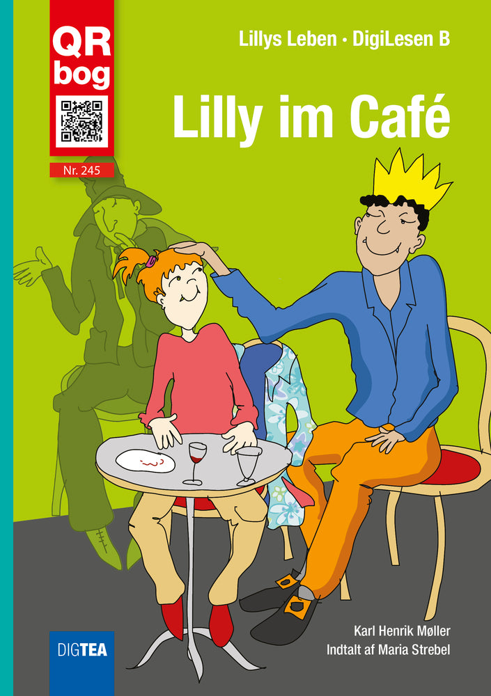 Lilly im Café