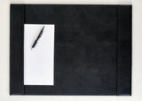 SKRIVEUNDERLAG SORT LÆDERLOOK 45X61 CM