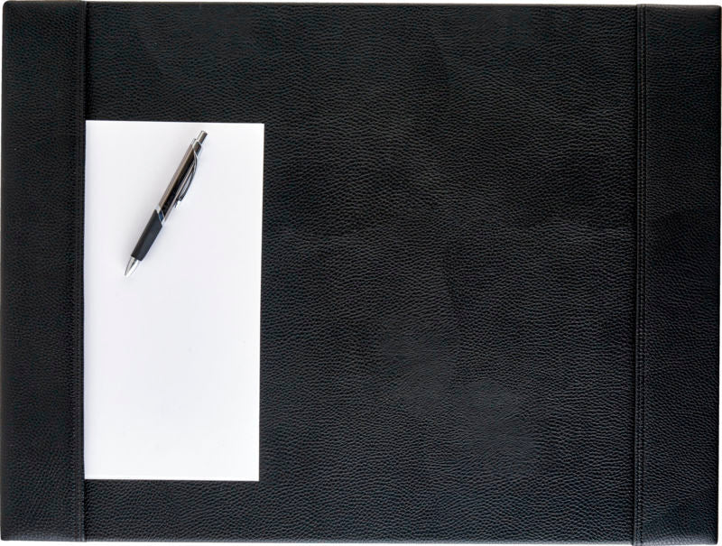SKRIVEUNDERLAG SORT LÆDERLOOK 45X61 CM