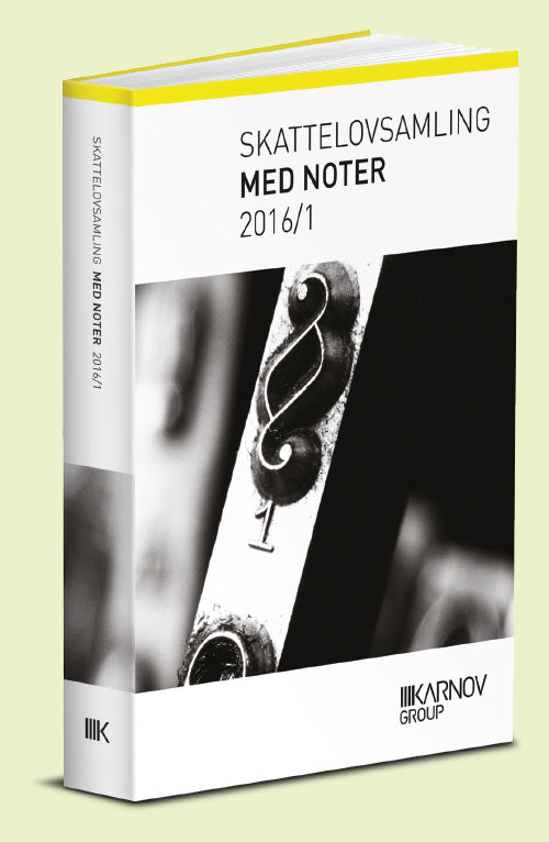 Skattelovsamling med noter