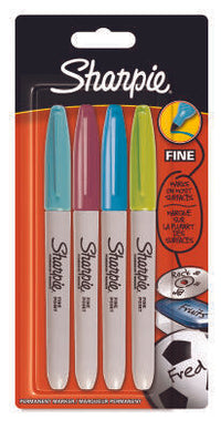 TUSSER SHARPIE FINE FUN FARVER 4 STK.