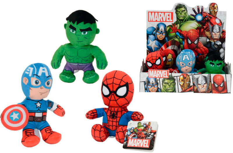 PLYS MARVEL SUPERHELT 15 CM ASS