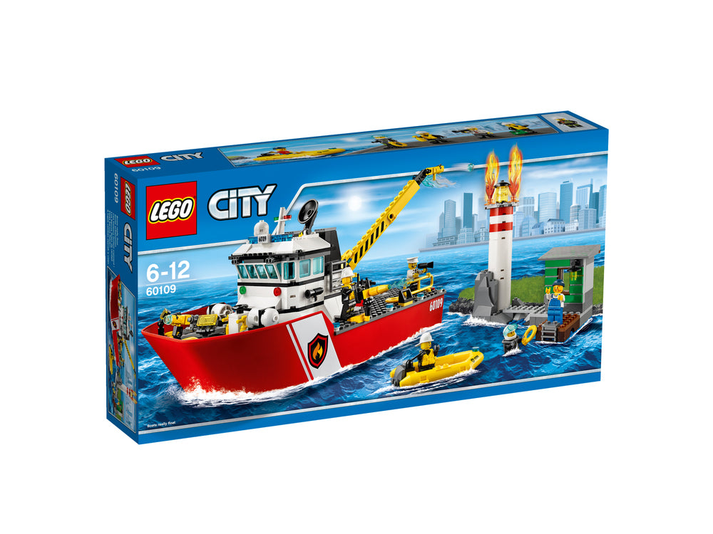 60109 LEGO City Brandvæsnets båd