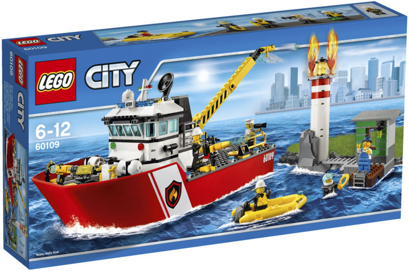 60109 LEGO City Brandvæsnets båd