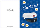 Kort 4/4 student - blå