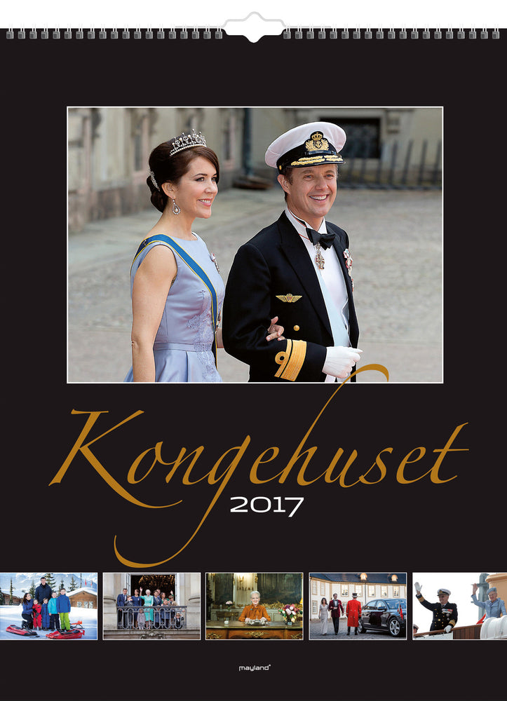 VÆGKALENDER KONGEHUSET  2017 MAYLAND