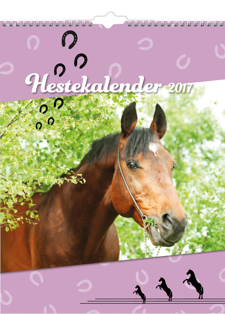 VÆGKALENDER HESTE  2017 MAYLAND
