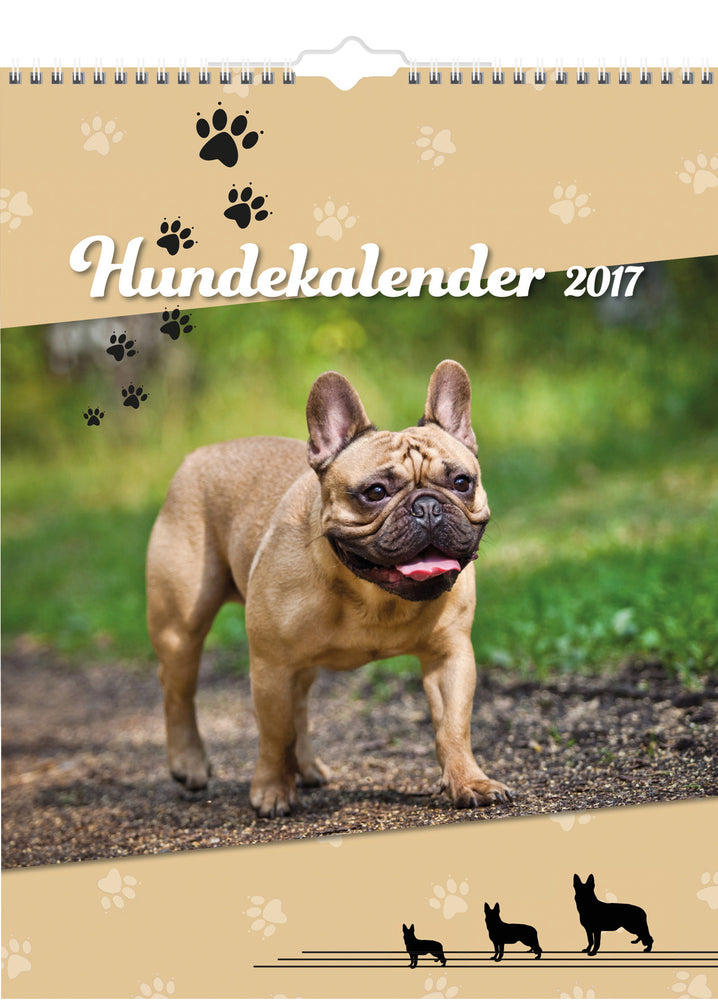 VÆGKALENDER HUNDE  2017 MAYLAND