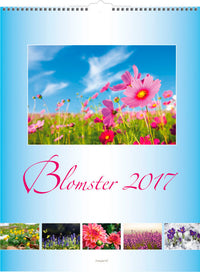 VÆGKALENDER BLOMSTER  2017 MAYLAND