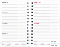 MINI PLANNER UGE TVÆRFORMAT REFILL 2017 MAYLAND