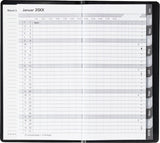 BASIC MÅNEDSKALENDER VINYL SORT  2017 MAYLAND