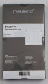 SYSTEM PP DAGKALENDER REFILL 2017 MAYLAND
