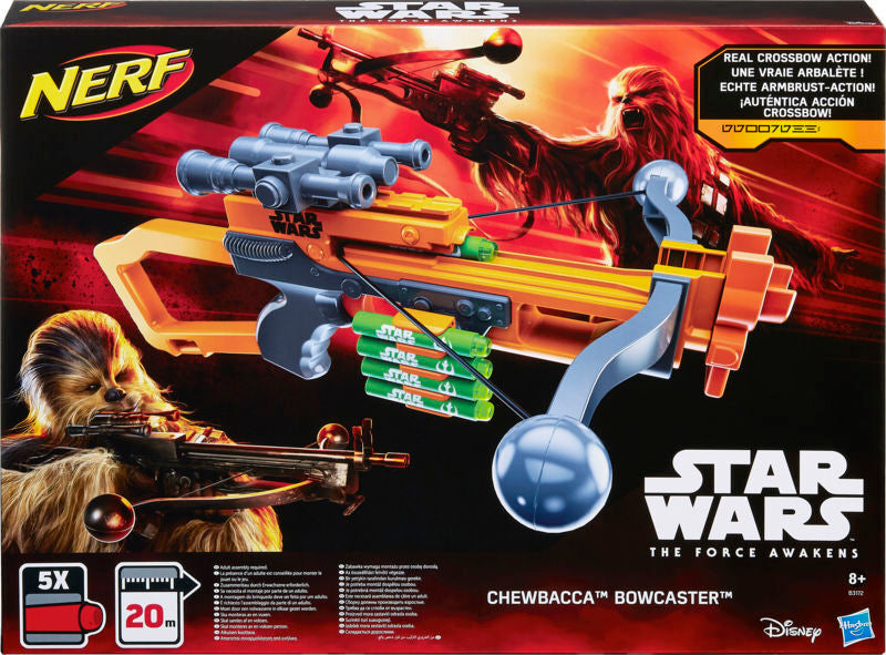 STAR WARS NERF CHEWBACCA BOWCASTER
