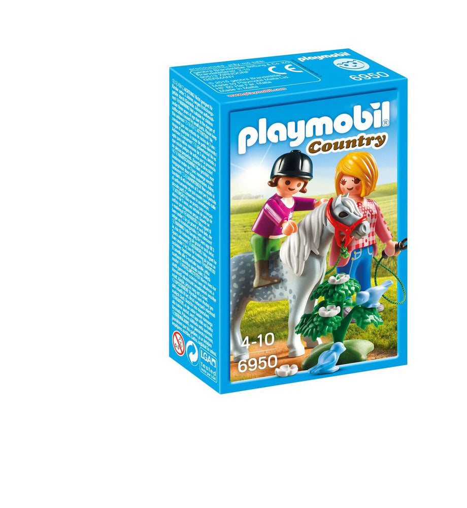 6950 PLAYMOBIL  PONYRIDNING MED MOR