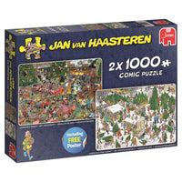 Puslespil jan van haasteren christmas 2x1000 brikker