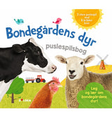 Bondegårdens dyr - puslespilsbog