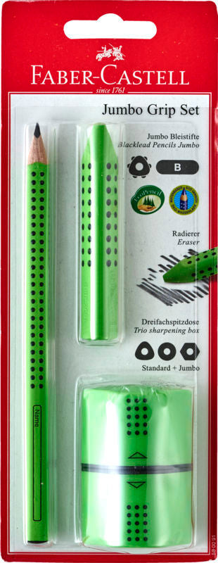 Blistersæt Faber-c. jumbo grip lime b