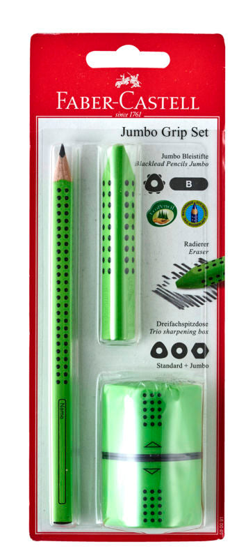 Blistersæt Faber-c. jumbo grip lime b