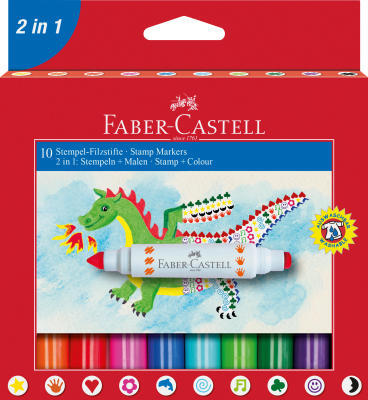 STEMPELTUSSER Faber-Castell 10 ASS.