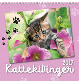 VÆGKALENDER 2017 KATTE 16X16 CM
