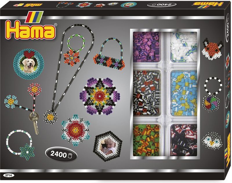 HAMA MIDI AKTIVITETSÆSKE STRIBET PERLER