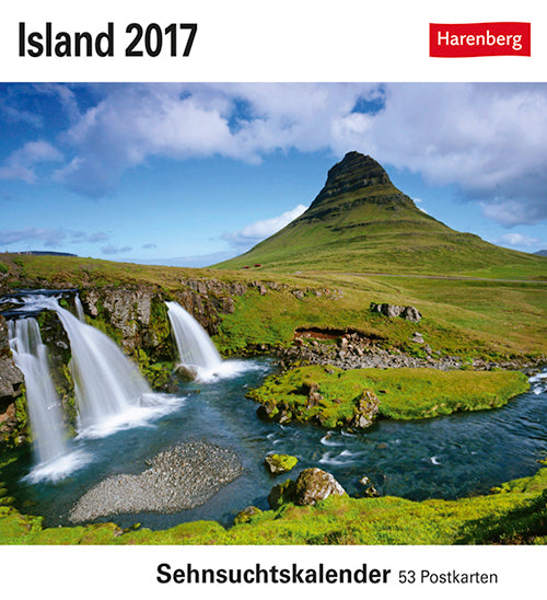 Island postkortkalender 2017