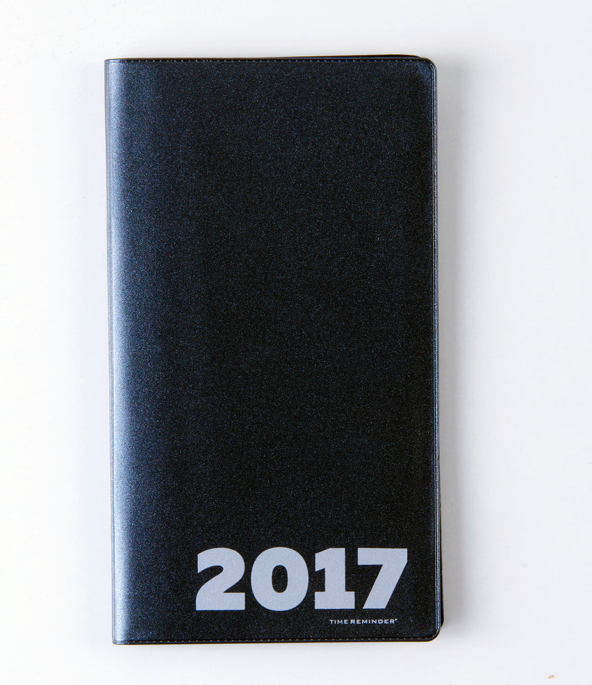 MÅNEDSKALENDER 2017 METAL ANTIKGRÅ VINYL