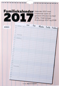 FAMILIEKALENDER 2017 A3 GRAFISK