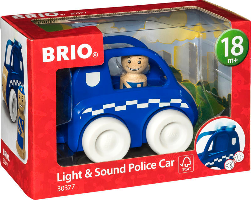 BRIO POLITIBIL MED LYS OG LYD