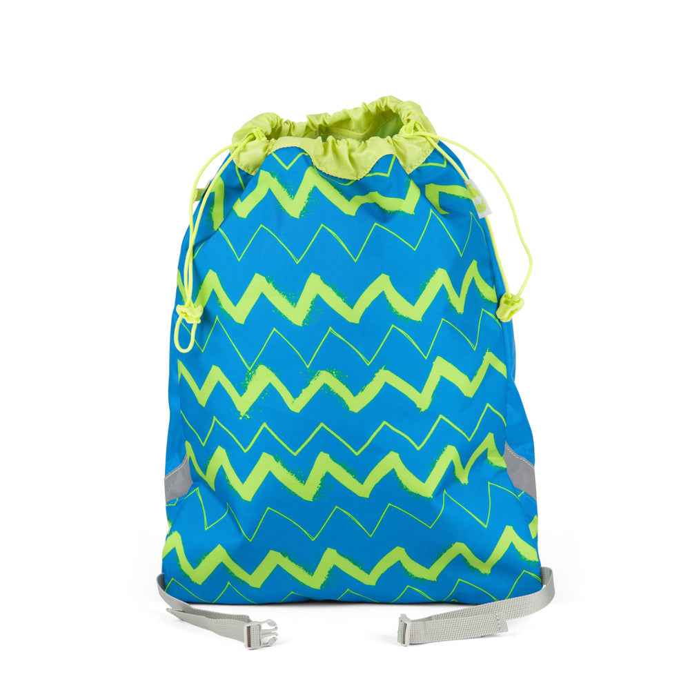 GYMNASTIKPOSE ERGOBAG CUBO BLÅ M/ZIGZAG