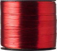GAVEBÅND METALLIC RØD 10 MM X 91 METER