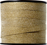 GAVEBÅND GLITTER GULD 10 MM X 50 METER