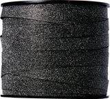 GAVEBÅND GLITTER SORT 10 MM X 50 M