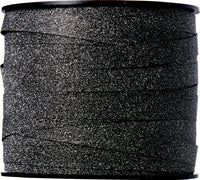 GAVEBÅND GLITTER SORT 10 MM X 50 M