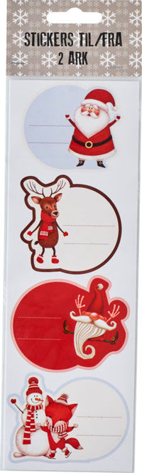 STICKERS TIL/FRA RENSDYR SNEMAND  2 ARK