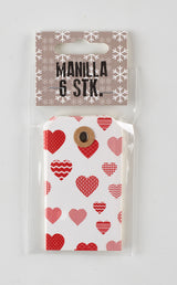 MANILLA HVID HJERTER 6 STK