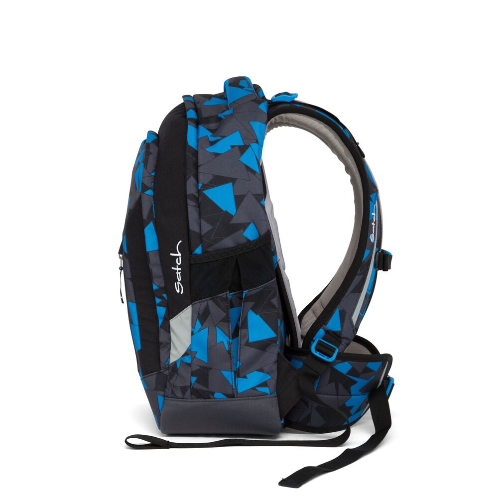 SKOLETASKE SATCH SLEEK BLUE TRIANGLE