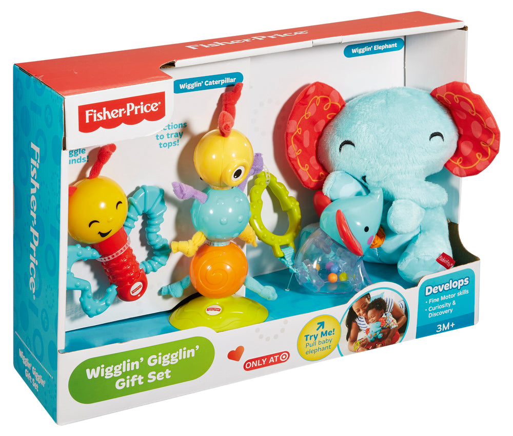 FISHER PRICE RYSTE ELEFANT SÆT