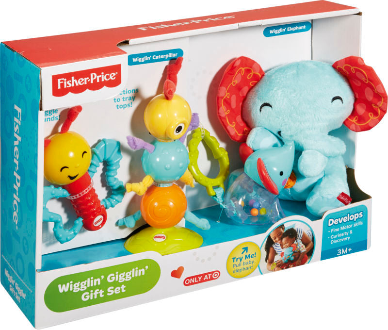 FISHER PRICE RYSTE ELEFANT SÆT