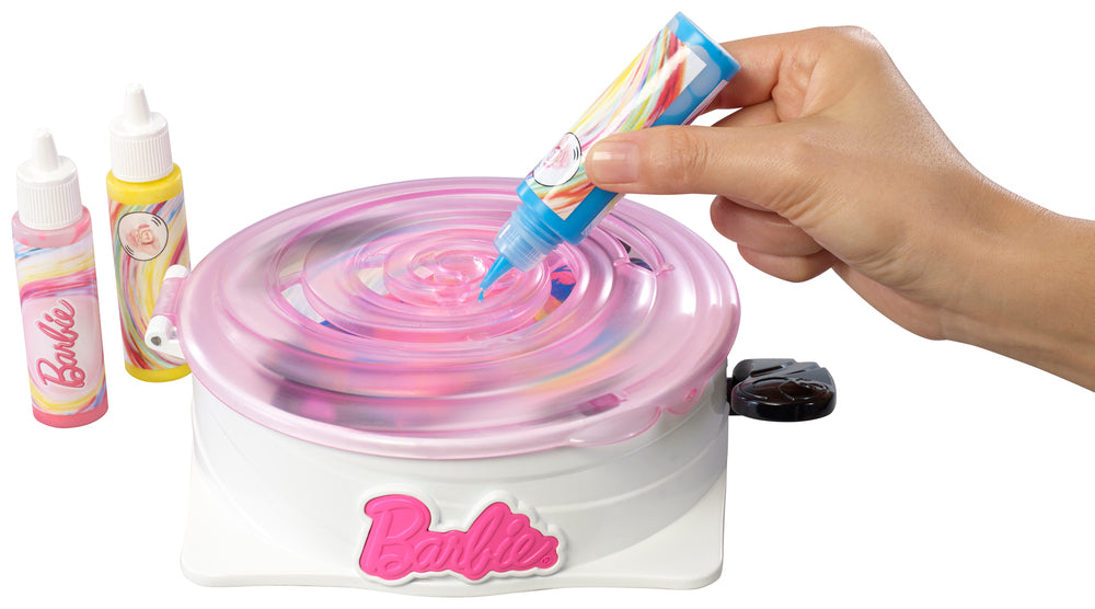 BARBIE SPIN ART AND DOLL