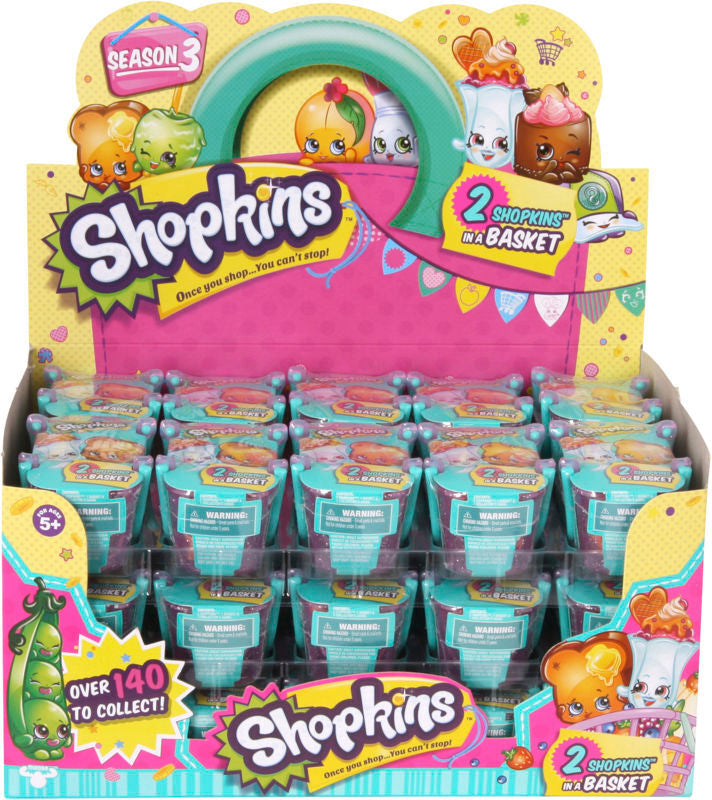 SHOPKINS IN A BASKET CDU (S3)