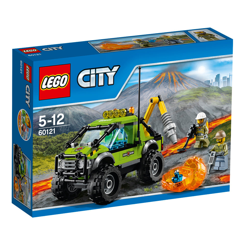 60121 LEGO CITY VOLCANO EXPLORERS VULKAN-EKSPEDITIONSLASTBIL