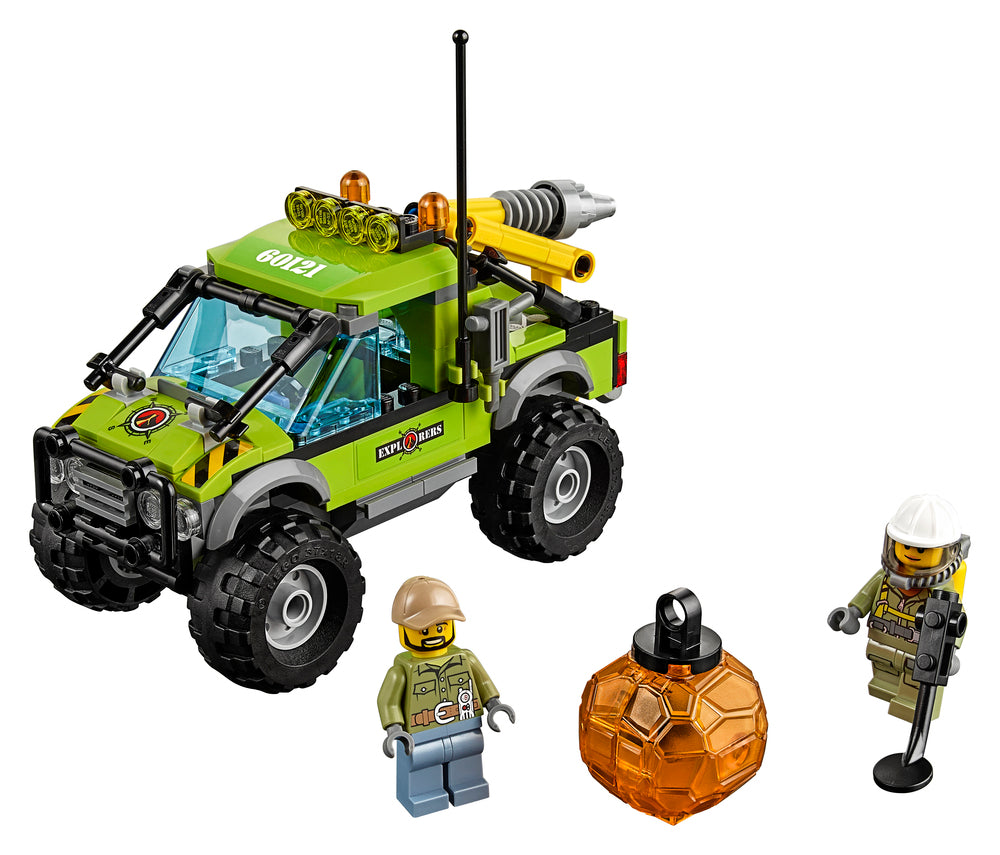 60121 LEGO CITY VOLCANO EXPLORERS VULKAN-EKSPEDITIONSLASTBIL