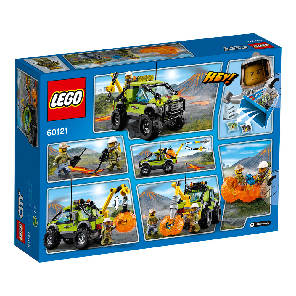 60121 LEGO CITY VOLCANO EXPLORERS VULKAN-EKSPEDITIONSLASTBIL